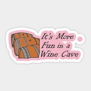 Wine Cave Sticker